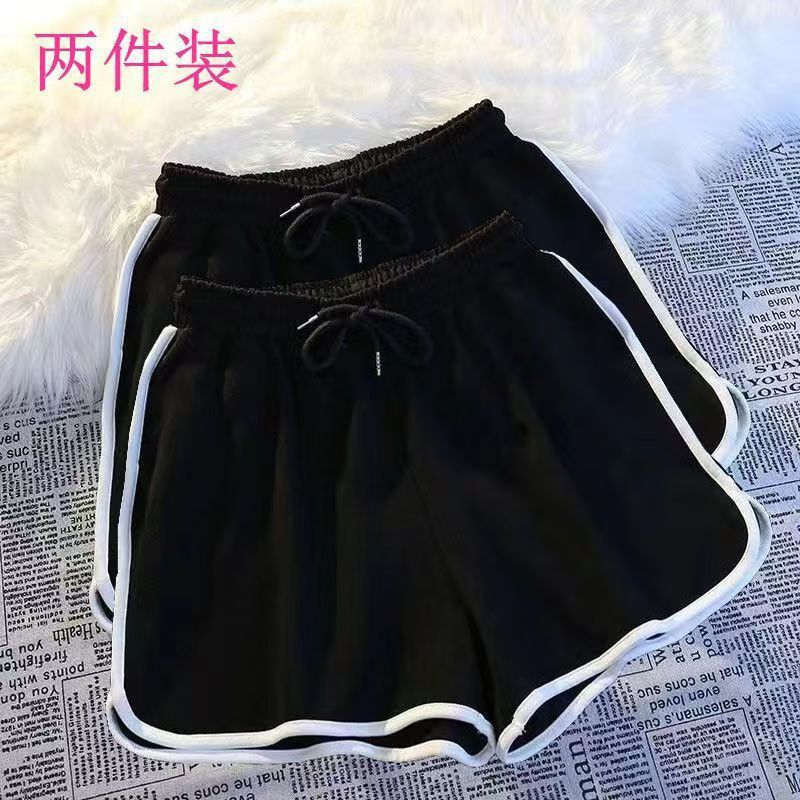 Sports Shorts Homewear for Women Summer Lazy Style Running Shorts Sleep Shorts Petite Morning Jogging Trendy Three-Quarter Cross-Border