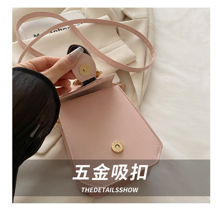 High-end design crossbody bag mini handbag tote bag2025Women's New Fashion Single Shoulder Small Bag Stylish Phone Bag