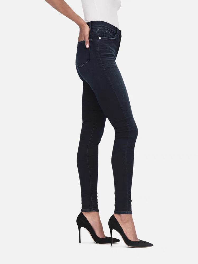 FRAE Women's Classic High Waist Skinny Slim Fit Denim Pencil Pants