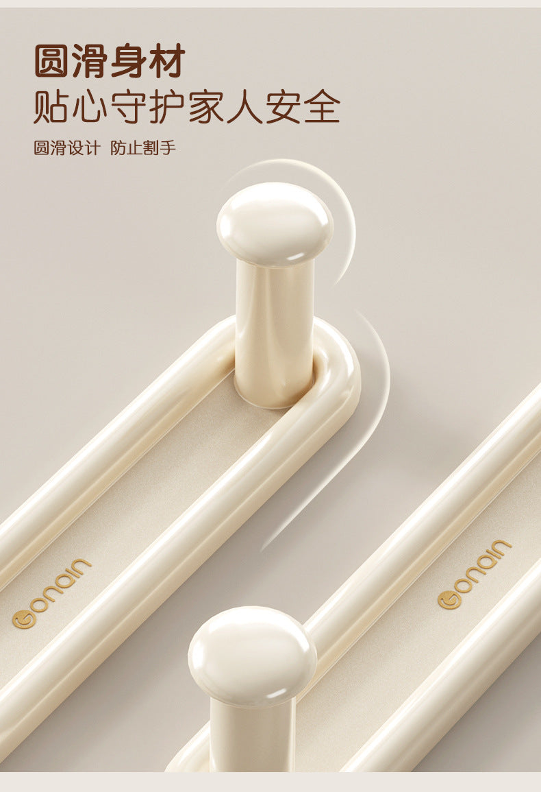 Hanger Storage Artifact No-Drill Household Wall-Mounted Retractable Storage Rack Wall Hanger Storage Shelf