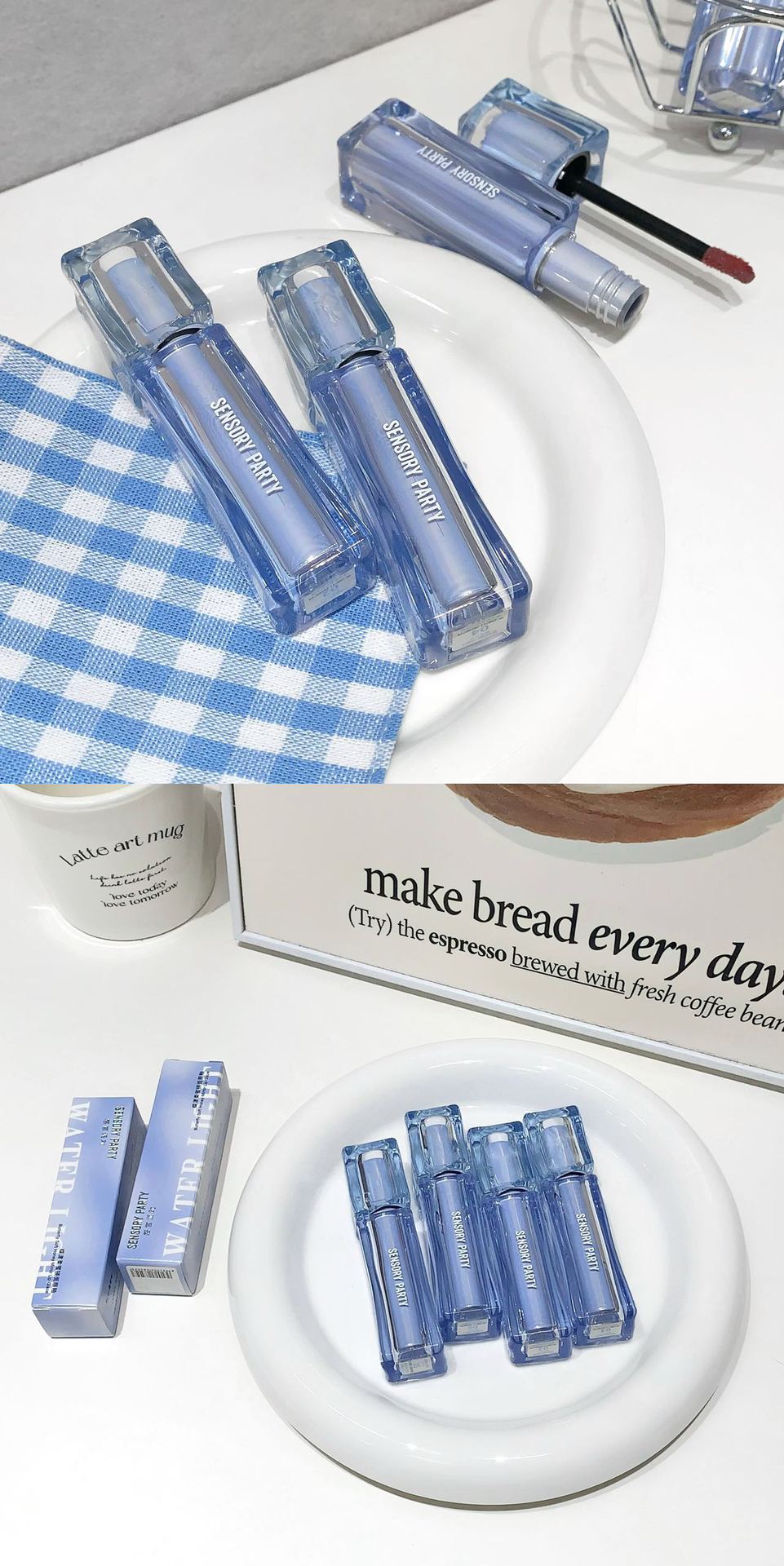Cross-border Exclusive Hot Sale SENSORY PARTY Butterfly Soft Honey Mirror Lip Gloss Matte Finish Brightening Lip Gloss