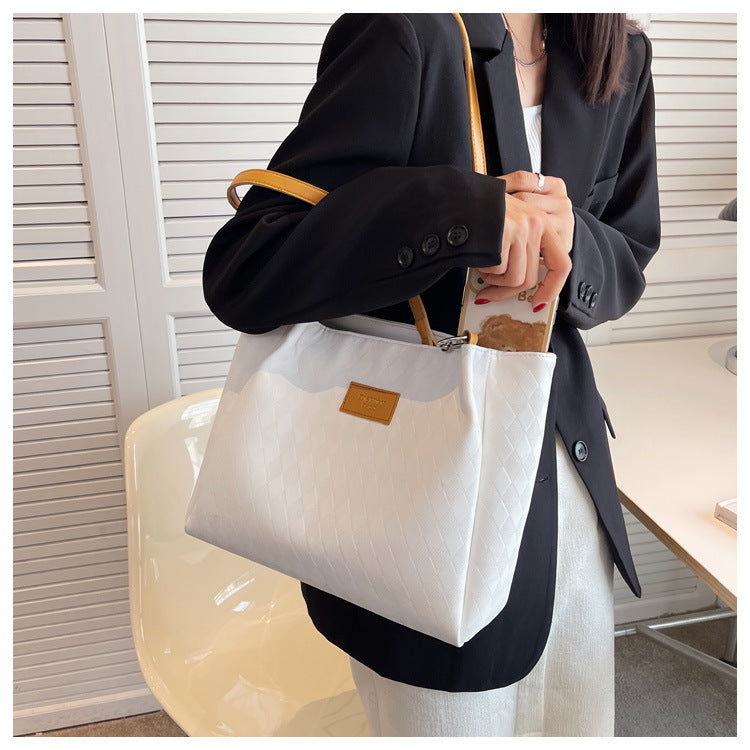 Large Capacity Bag Women's Bag2025Summer New Style Niche Commuter Bag Versatile Shoulder Bag Tote Bag Wholesale