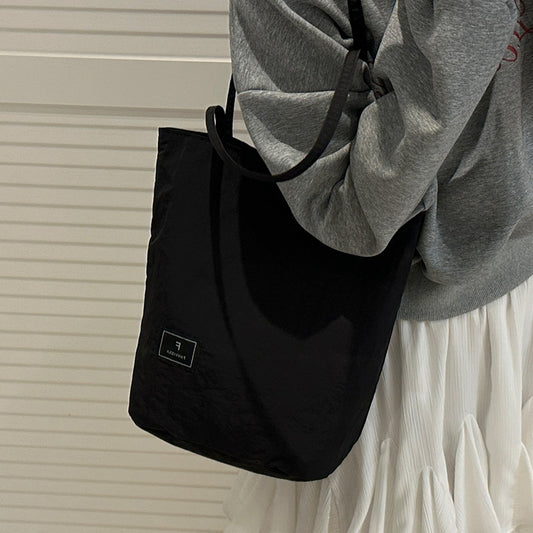 Foreign Trade New Solid Color Women's Bag Wholesale Large Capacity Women's Shoulder Bag Crossbody Bag ins Fashionable Versatile Commuter Bag