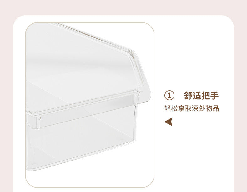Refrigerator Storage Box Kitchen Plastic Transparent Egg Fruit Vegetable Organizer Drawer Storage Box Storage Box Fresh-keeping Box