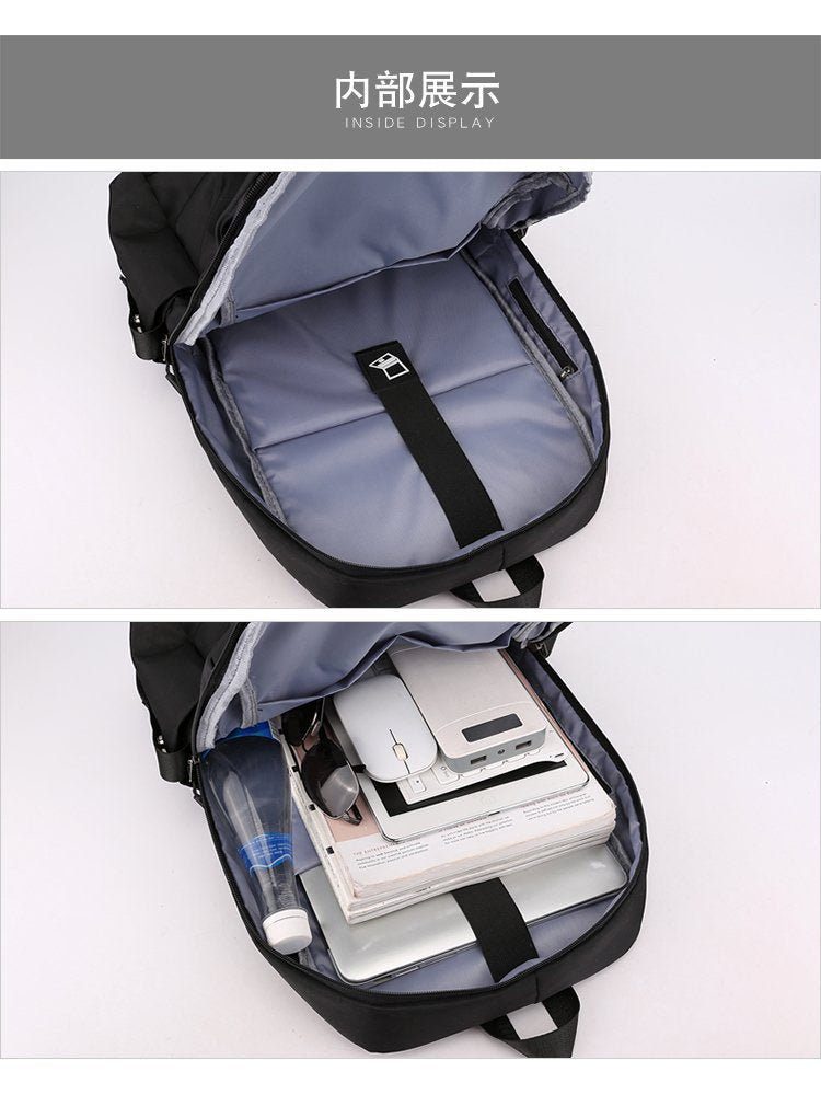 Business Backpack Men's Backpack Cross-Border Multi-Function Computer Bag Outdoor Travel Bag Student School Bag Printable LOGO http://detail.1688.com/offer/680385049956.html
