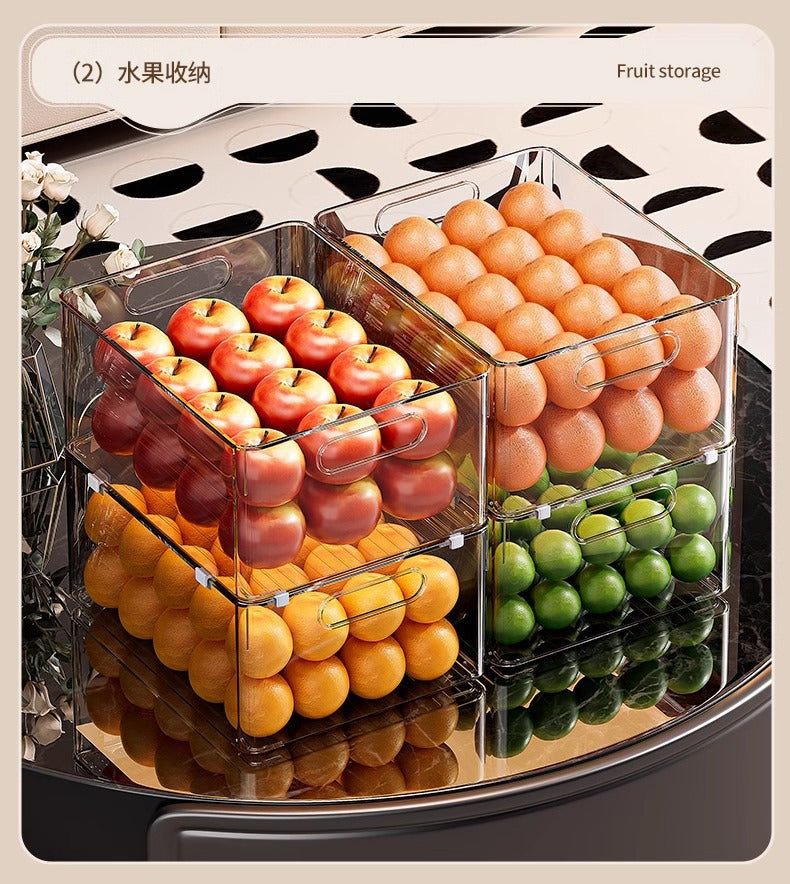Storage Basket Desktop Snacks Miscellaneous Organizer Storage Box Cabinet Plastic Rectangular Transparent Acrylic Storage Box