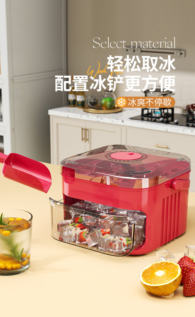 Home Easy Release Quick Freeze One-Click Press Ice Tray Ice Cube Mold Home Ice Box Storage Frozen Ice Cube Model
