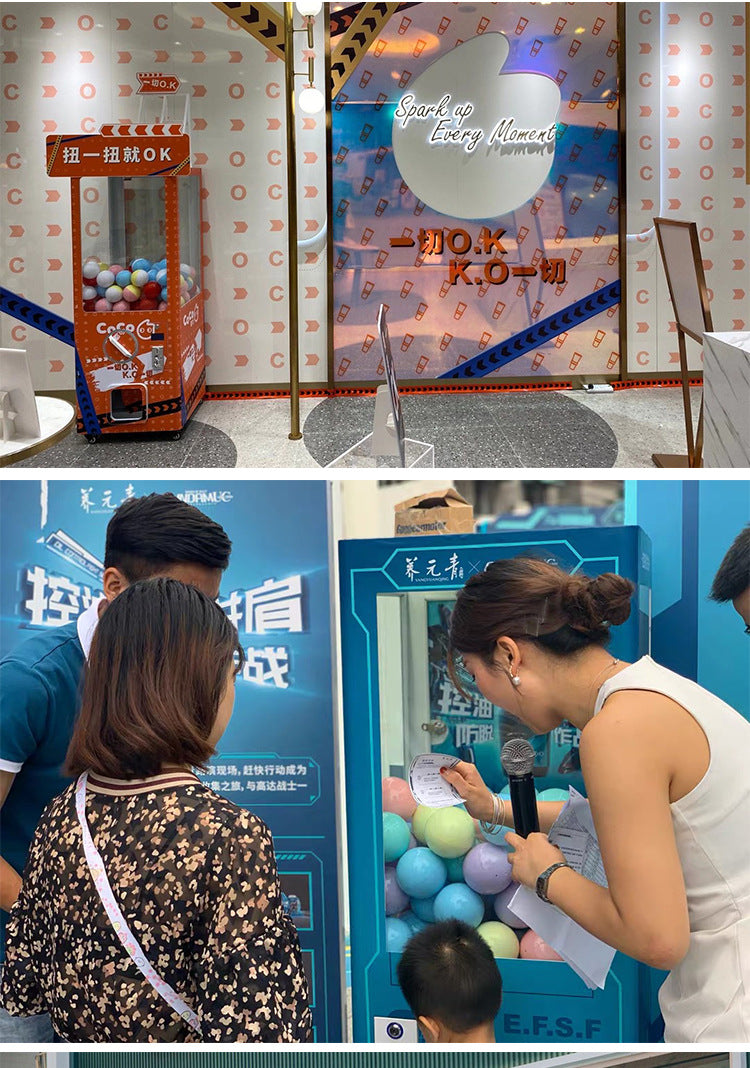 Small Capsule Machine Mini Capsule Machine Commercial One Yuan Lottery Machine Capsule Machine Large Arcade Game Equipment