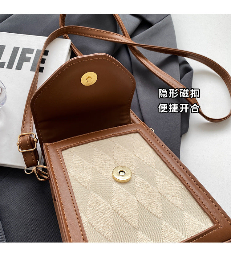 Commuting high-quality crossbody bag for women2023New stylish versatile women's shoulder bag ins Fashionable Phone Bag
