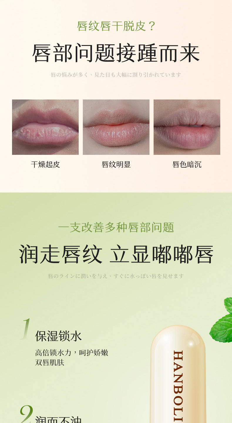 Hanboli Vaseline Lip Balm Set: Refreshing, Anti-Wrinkle, Softening, Plumping, Hydrating, Non-Greasy Lip Balm