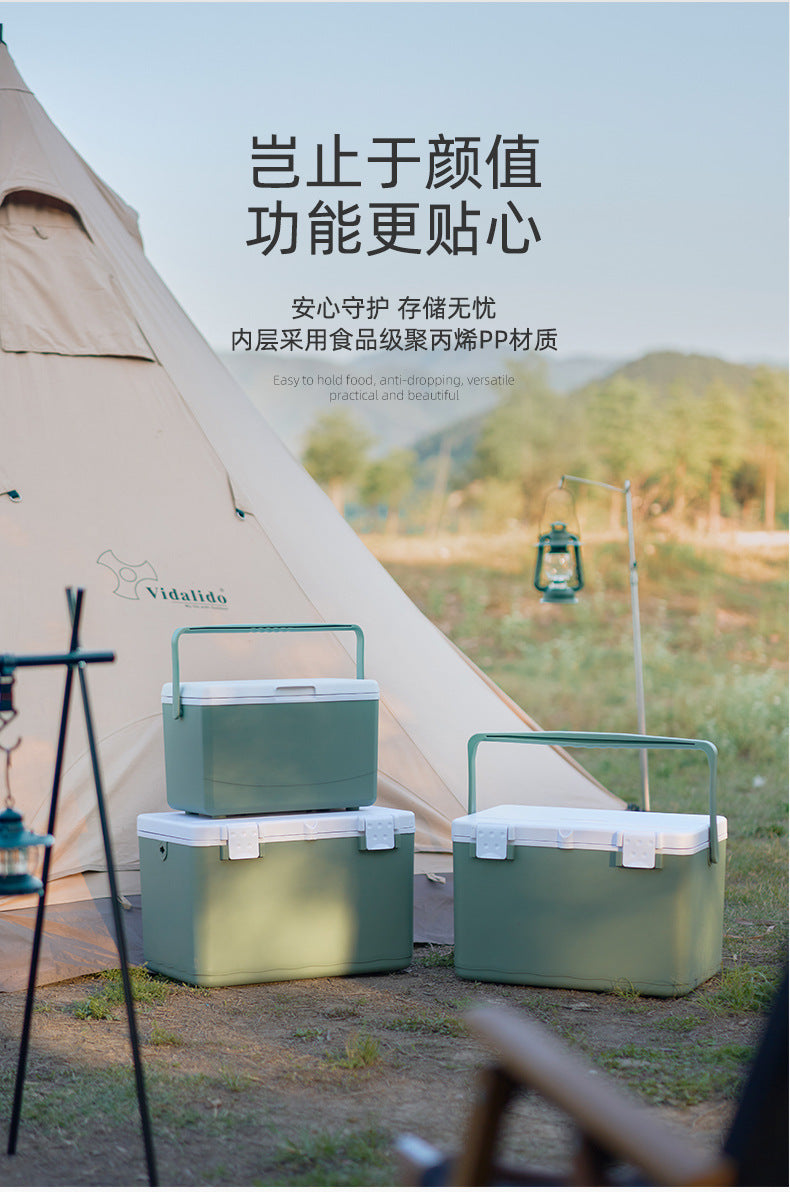 Xingsen Outdoor Insulated Box Camping Stall Refrigerated Box Commercial Ice Block Fishing Ice Bucket Commercial Heat Preservation Freshness