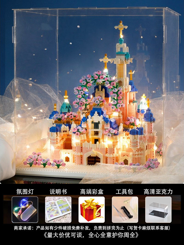 Sakura Treehouse Building Blocks2025New Toy Girl Gift Puzzle Assembly Building Street View Villa House Puzzle