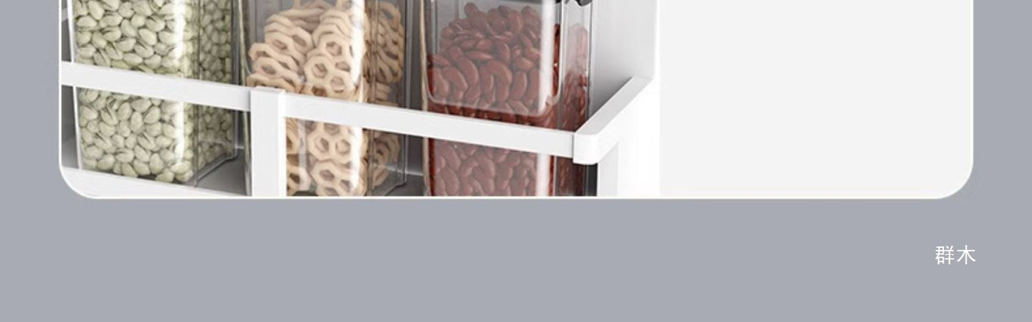 Sealed Jar for Dried Fruits, Spices, Grains, Refrigerator Fresh-Keeping Storage Box, Kitchen Food-Grade Beans, Noodles Storage Jar