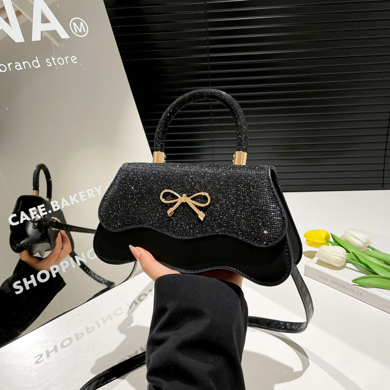 Fashion Trend Casual Simple Texture Baguette Bag2025Summer new style women's personalized shoulder crossbody bag
