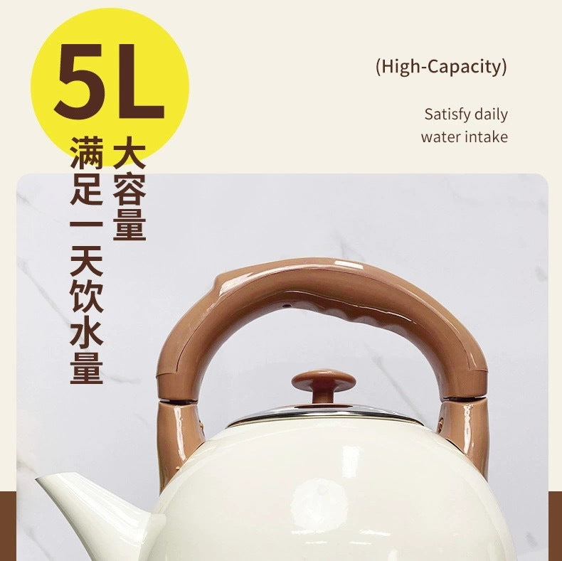 Internet Celebrity Food-Grade Electric Kettle for Home Kitchen Living Room Stainless Steel Water Boiler Multi-Color Large Capacity Water Kettle
