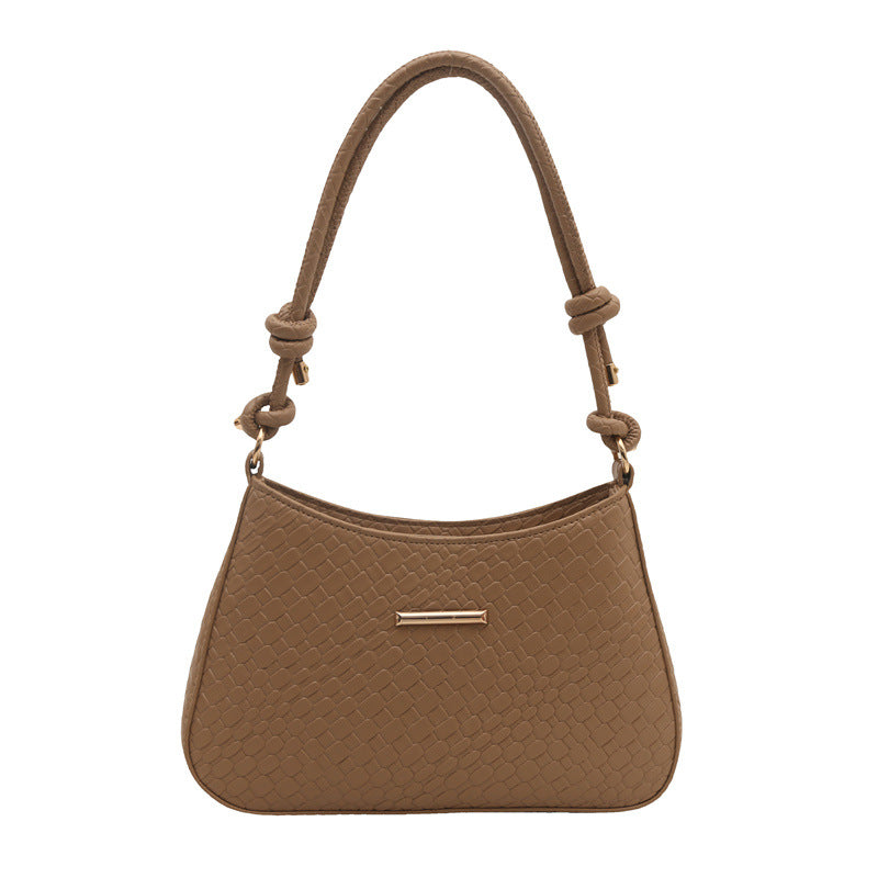 New Commuting Solid Color Underarm Bag Crossbody Bag Simple Fashion Single Shoulder Bag2025Spring Elegant Women's Handbag