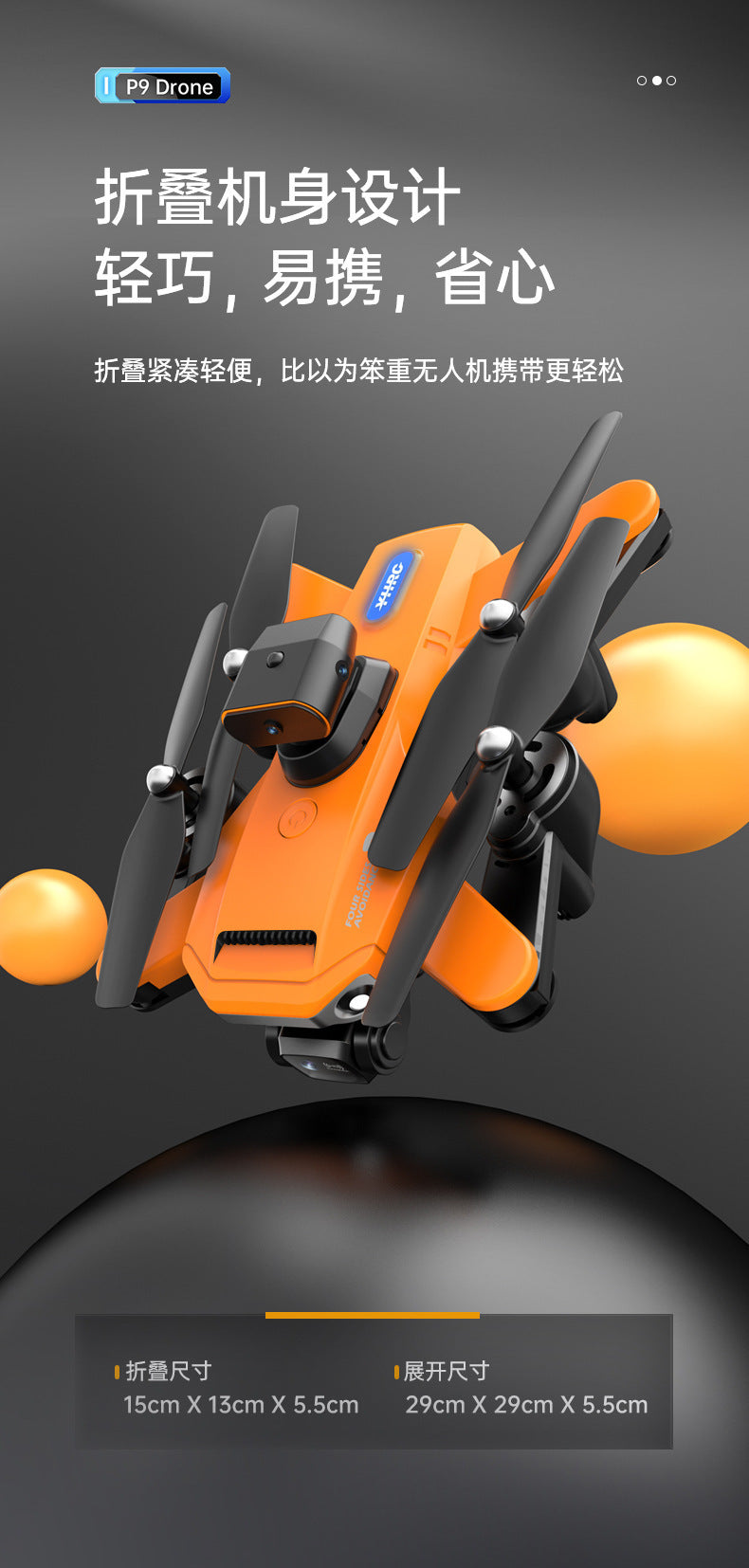 Obstacle Avoidance Drone HD Aerial Photography Long Endurance Folding Remote Control Aircraft Shooting Boy Toy Aircraft