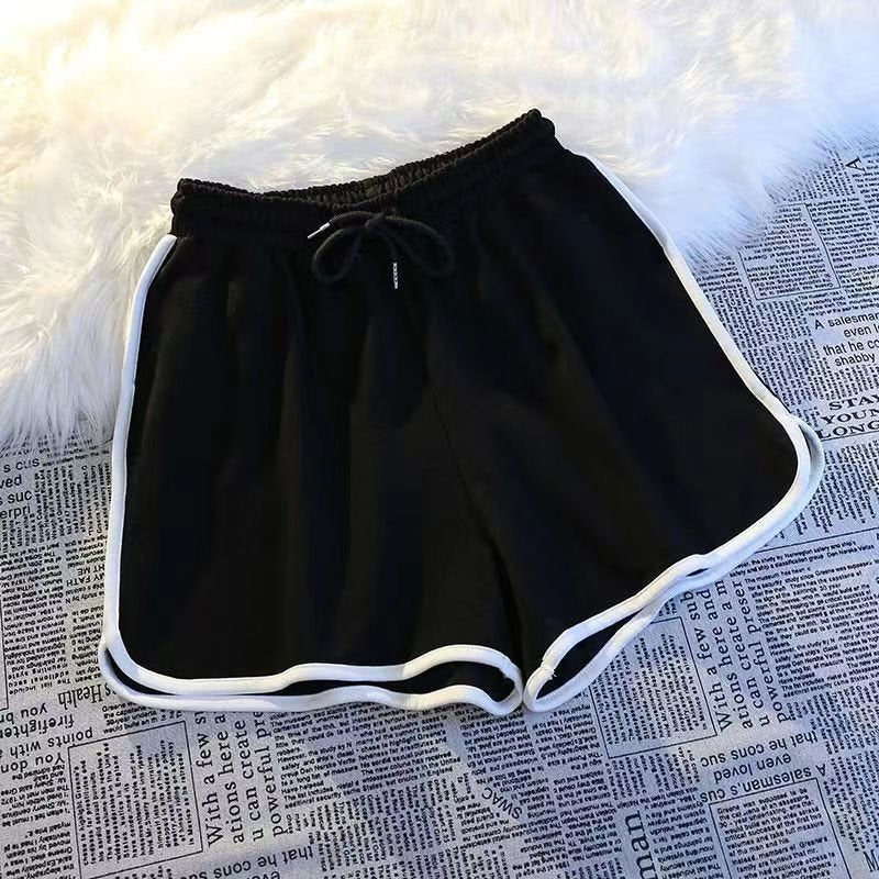 Sports Shorts Homewear for Women Summer Lazy Style Running Shorts Sleep Shorts Petite Morning Jogging Trendy Three-Quarter Cross-Border