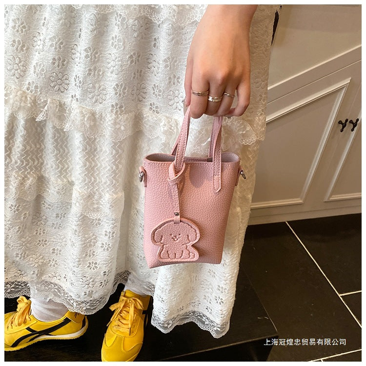 Women's Bag Single Shoulder Crossbody Bag Versatile Handbag New Simple Style Basket Fashionable Spring2025Fashion