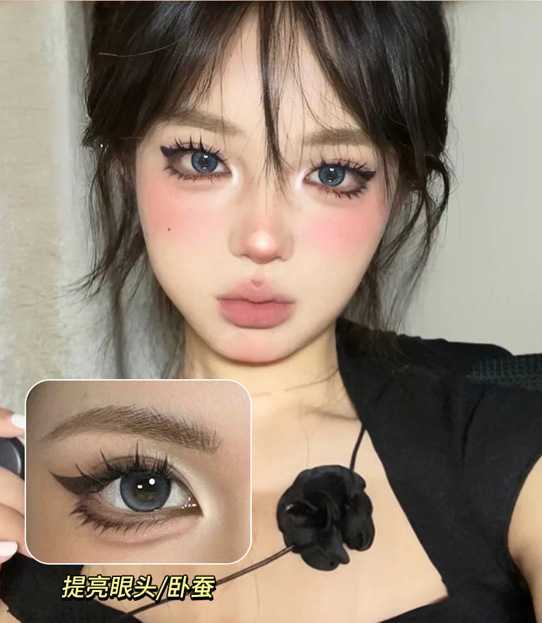 Capel Single Color Matte Eyeshadow Face Contour Highlighter Tear Trough Concealer Beginner Student Eyeshadow Palette