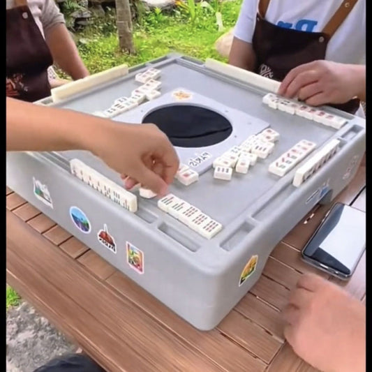 【No-wash Silent Non-electric Mahjong Machine】Portable Camping Mahjong Table for Dormitory, Home, and Travel, No Card Counting