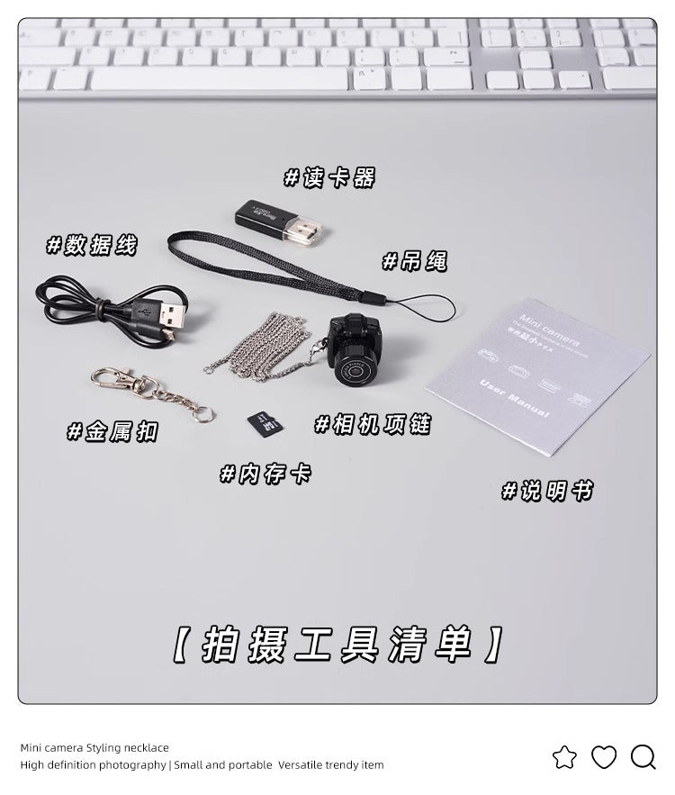 Mini Student Party Thumb Camera Campus ccd Digital birthday gift photo and video children's toy