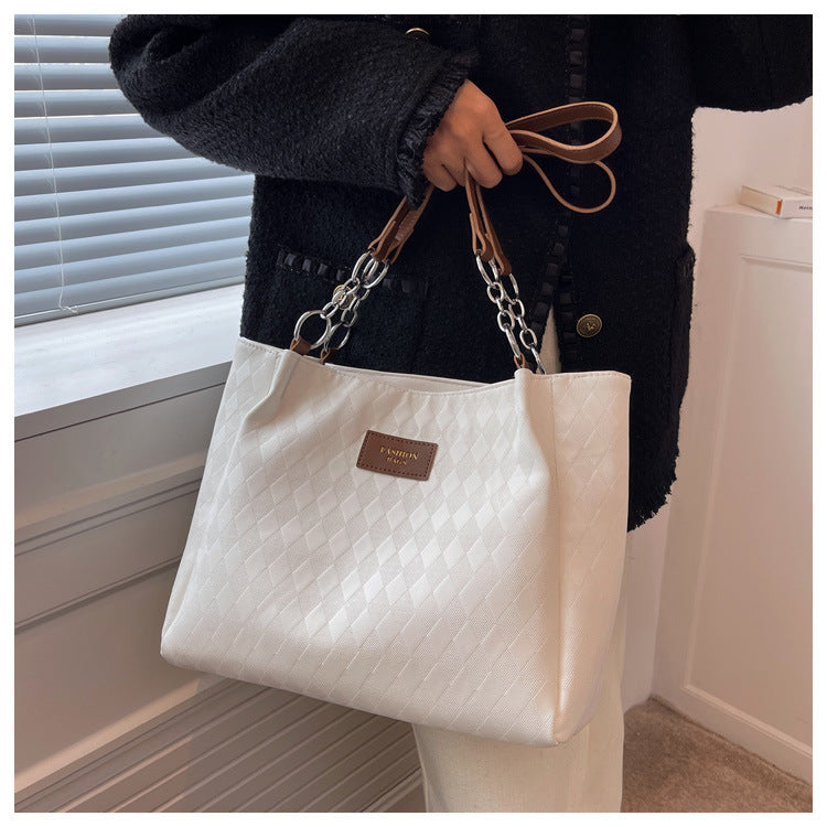 Large Capacity Bag Women's Bag2025Summer New Style Niche Commuter Bag Versatile Shoulder Bag Tote Bag Wholesale