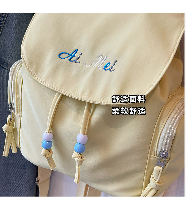 Foreign Order Fashion Super Popular Fresh Style Women's Backpack2025New Trendy and Stylish Handbag Commuting Small Backpack for Women