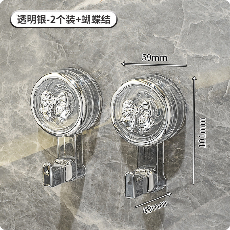 Suction Cup Tissue Box Bathroom Toilet Paper Box Wall-Mounted Punch-Free Bathroom Roll Stand Toilet Paper Storage Box
