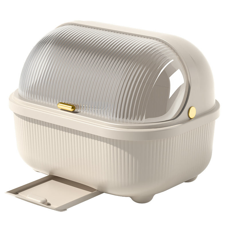 Bowl and Chopstick Storage Box with Lid, Draining Bowl Rack, Dish Plate Box, Baby Bottle, Tableware, Kitchen Household Bowl Cabinet