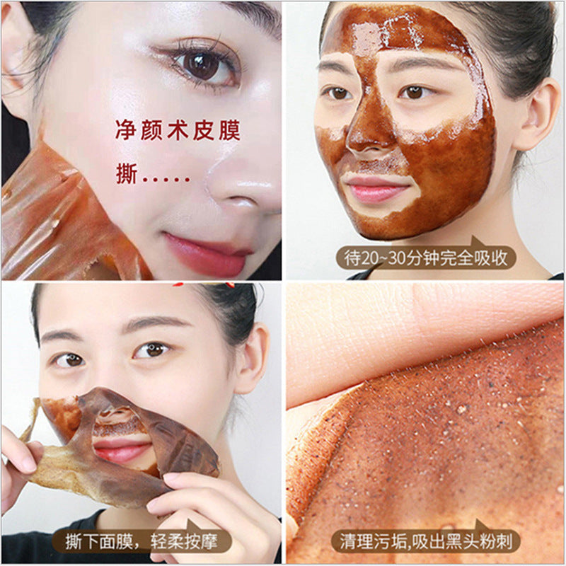 Pore Cleansing Peel Mask for Freckles, Dark Spots, Dullness Improvement, Whitening, Blackhead and Acne Removal, Peel-off Mask, Spot Absorbing Mask