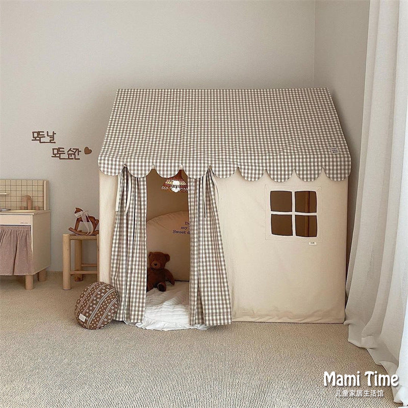 South Korea INS Children's Tent Indoor Playhouse Boys and Girls Home Toy House Small House Castle Bed Separation Artifact