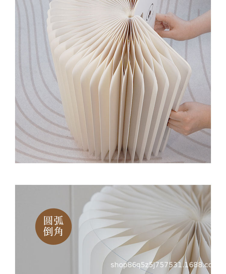 【Firefly Lantern】Live Streaming Background Decoration Foldable Round Column Paper Roman Column Folding Column Road Guide Ornament