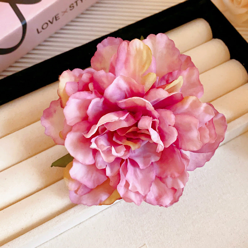 Super Fairy Vacation Style Fabric Flower Hair Clip Side Bangs Broken Hair Duckbill Clip Gentle Atmosphere Versatile Hair Accessory for Women