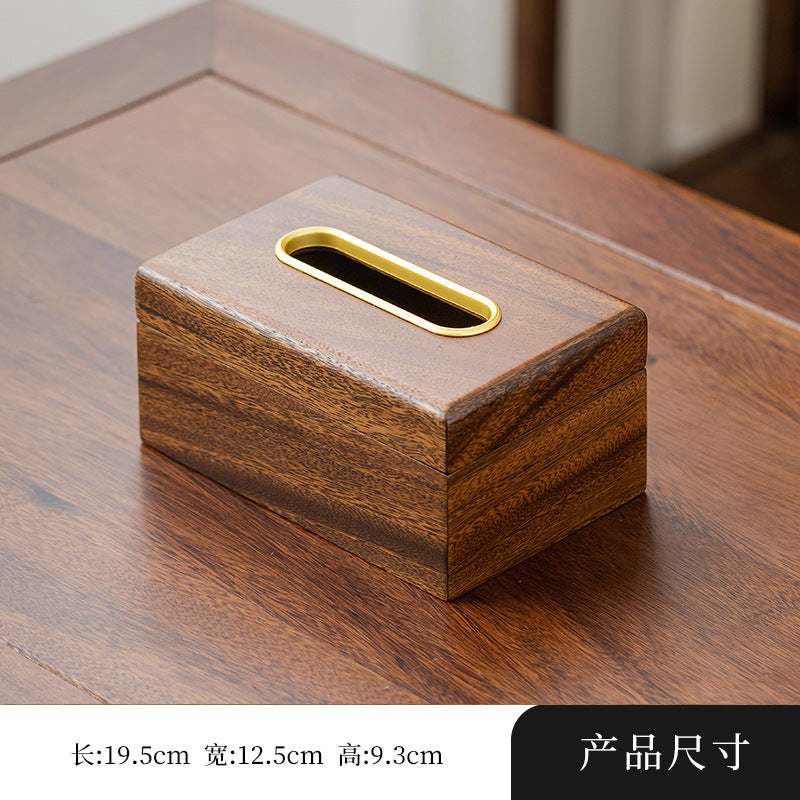 Walnut Ashtray for Home Living Room with Lid, Anti-Fly Ash, Stainless Steel Inner Liner, Creative Office Quality Ashtray