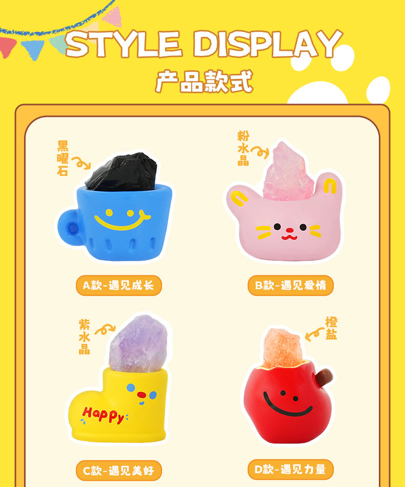 Back-to-School Season Crystal Blind Box Good Luck Crystal Ornament Desktop Decoration Live Streaming Unboxing Craft Birthday Gift http://detail.1688.com/offer/966640209464.html