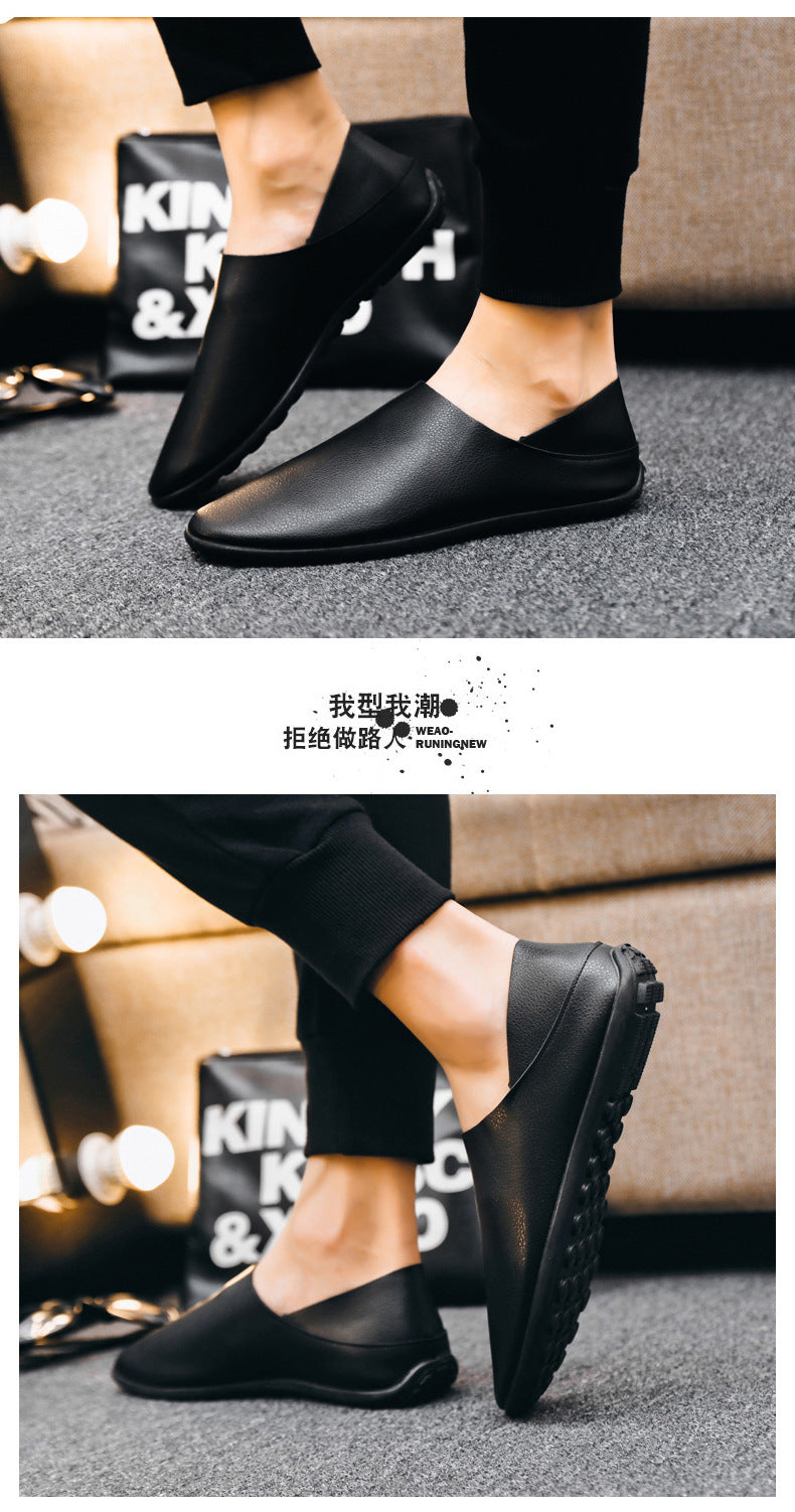 New Fashion Casual Sports Shoes Autumn Breathable Thick Sole Comfortable Casual Men's Shoes Men's Single Shoes Four Seasons Style
