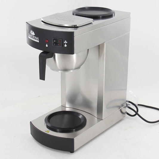 CAFERINA Fully Automatic American Coffee Machine Drip Filter Commercial New Lux Steel Bottom Coffee Pot Glass Large Capacity