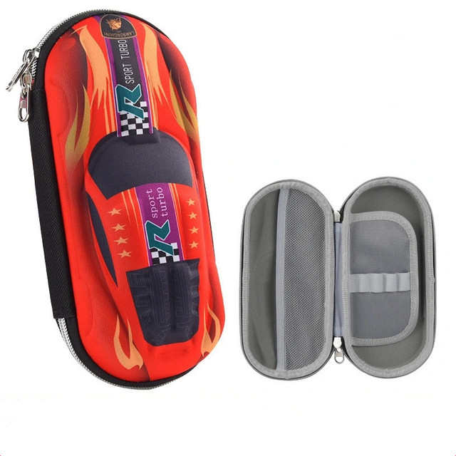 3D Racing car Pencil cases Cartoons school pencil case for c