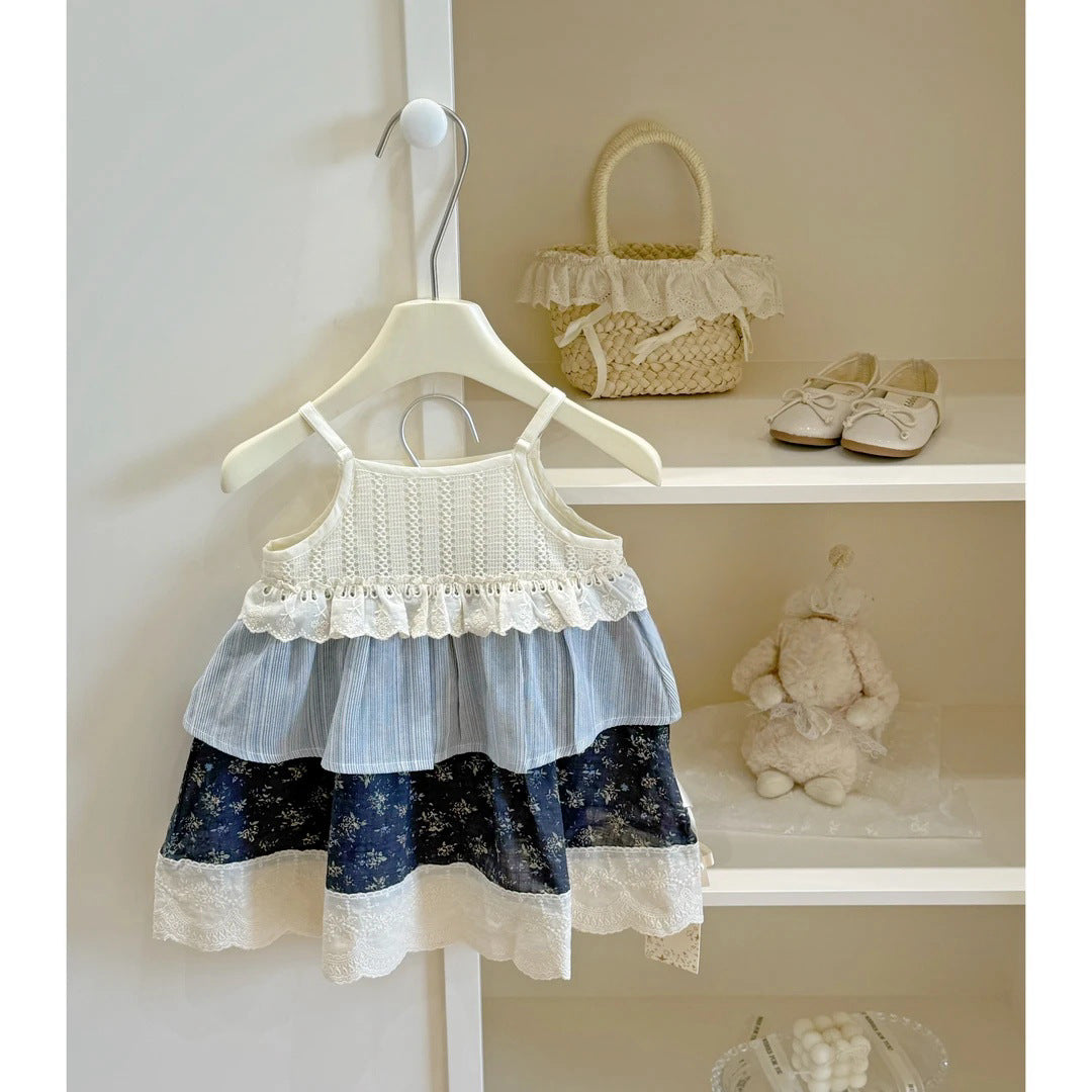 Socialite Style~Girls' Summer Dress Stylish Princess Dress for Little Girls New Trendy Dress for Girls