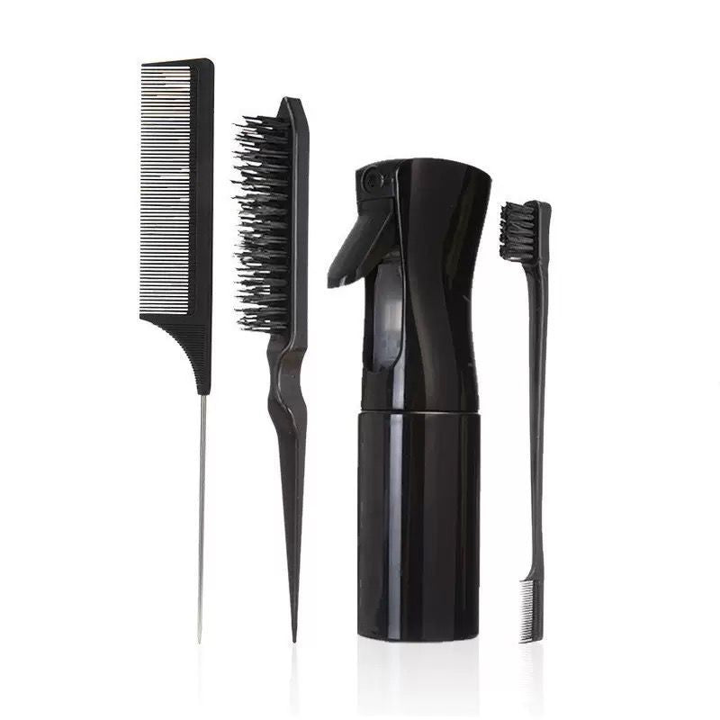 Manufacturer27Hair Washing Brush Scalp Massage Spray Bottle Dispenser Hollow Comb Styling Smooth Hair Comb Hairdressing Set