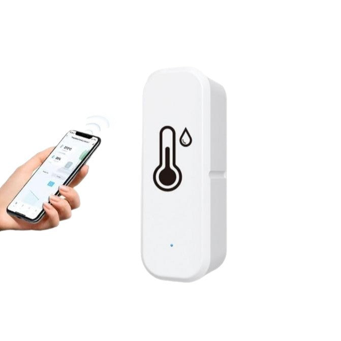 Tuya Graffiti wifi Bluetooth temperature and humidity meter detector indoor WIFI Temperature and Humidity Detector WiFi Sensor