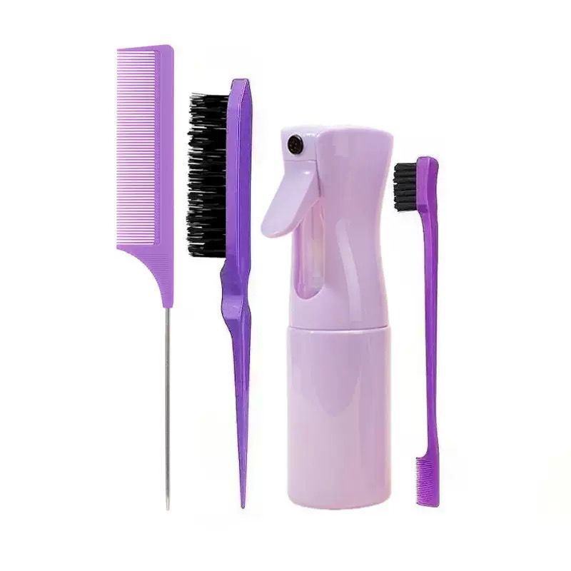 Manufacturer27Hair Washing Brush Scalp Massage Spray Bottle Dispenser Hollow Comb Styling Smooth Hair Comb Hairdressing Set