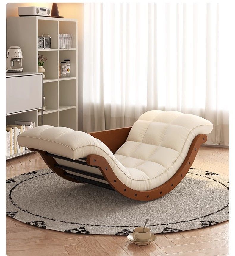Rocking Chair Banana Sofa Recliner Rocking Multi-Functional Single Dual-Use Living Room Balcony Sofa Chair Home Leisure Lazy Chair