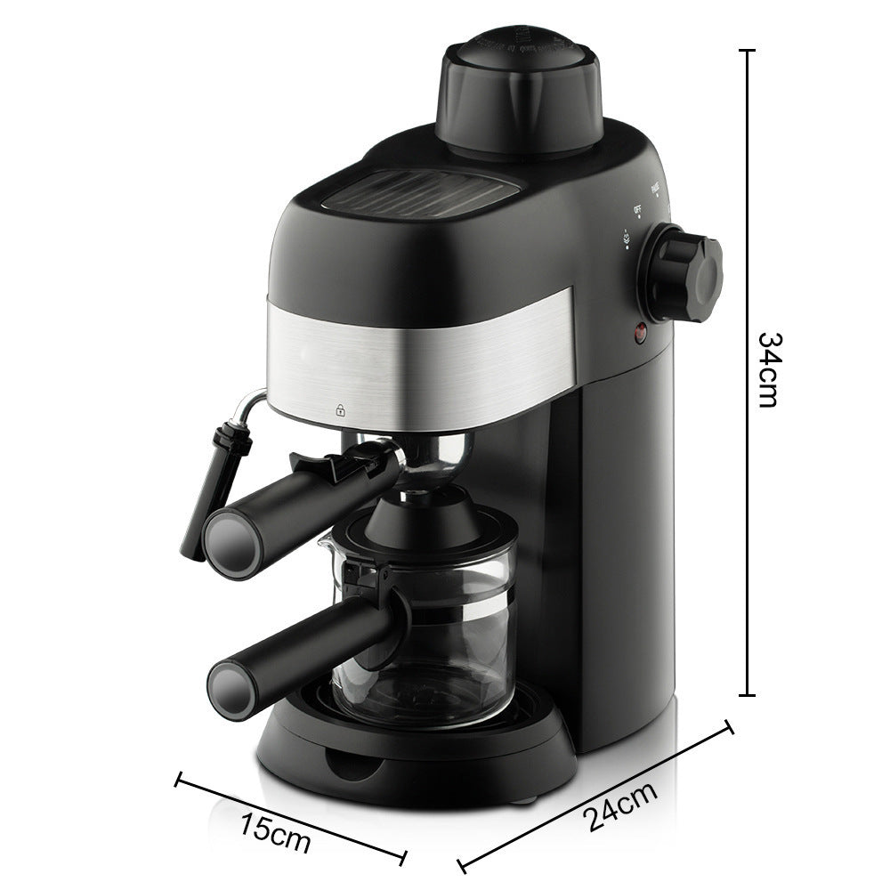 EU UK Cross-Border Household Small Semi-Automatic High-Pressure Steam Milk Frother Office Italian Coffee Machine