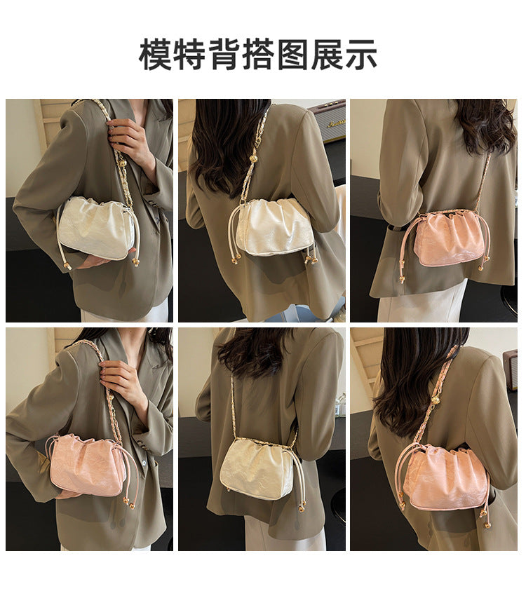 Popular Bags for Women This Year2024New Style Crossbody Bag for Women ins High-end stylish versatile single-shoulder chain bag for women