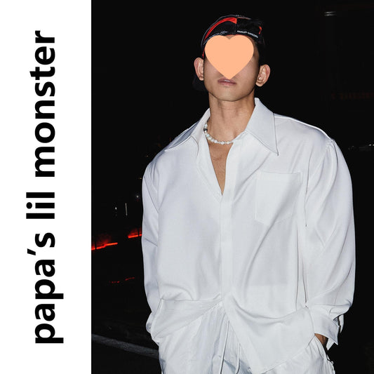plus Size300Hong Kong Style High-End Thin Long-Sleeve Shirt for Men and Women, Spring and Autumn Korean Version Loose Casual Sun-Proof Shirt