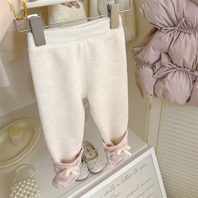 Sweet Little Girl's Vest Autumn Winter New Fashionable Children's Padded Vest Winter Baby Warm Sleeveless Jacket