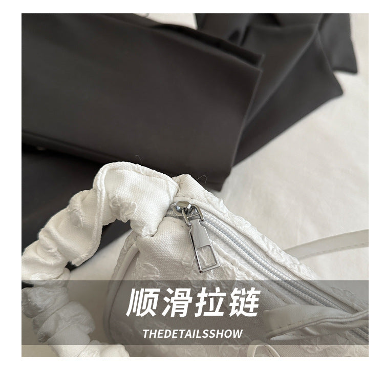 French Niche Bag for Women2025Summer New Fashion ins Sweet Cool Girl Versatile Fashion Single Shoulder Bag Underarm Bag