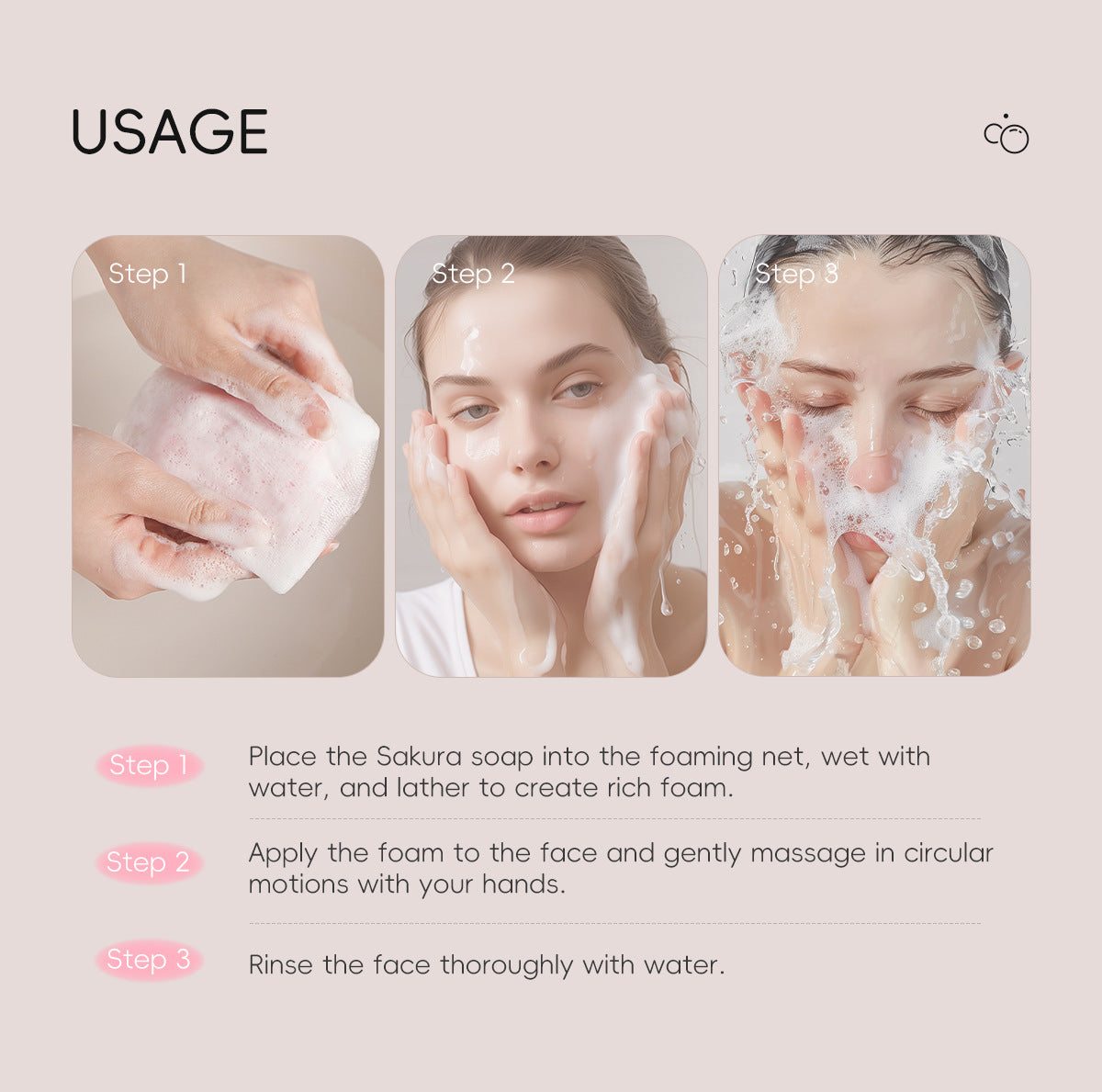 Plant Essential Oil Cherry Blossom Perfume Soap Refreshing Fragrance Bath Soap Full Body Use Long-lasting Scent Handmade Soap Export Soap